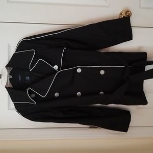 Ladies Black Trench Coat
